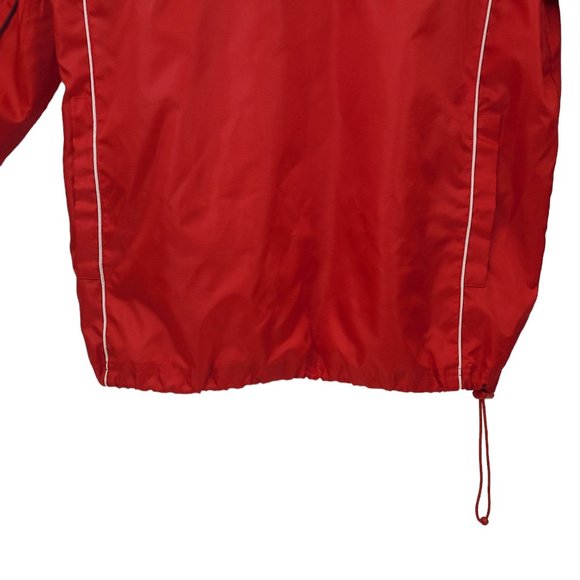 Boston Red Sox Quarter Zip Pullover Windbreaker Size L MLB Genuine Merchandise - Picture 10 of 16